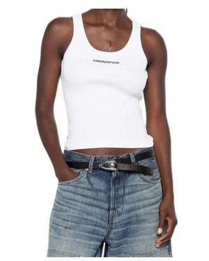 CASABLANCA Ribbed Vest - Blue
