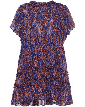 Ulla Johnson Short-Sleeved Dress - Purple
