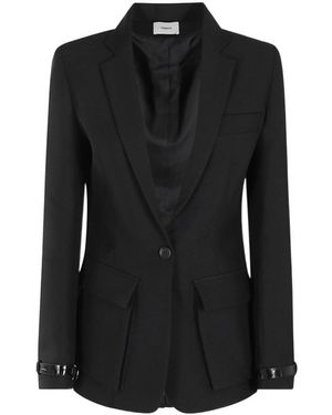 Coperni Single Buttoned Tailored Blazer - Black