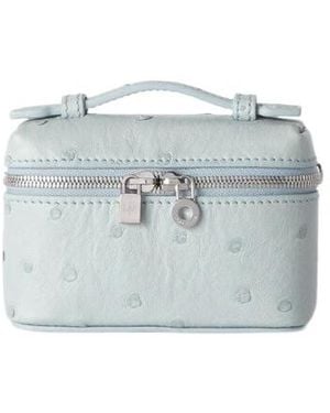 Loro Piana Zippered Key Bag - Blue