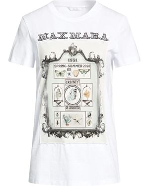 Max Mara Printed T-Shirts - White