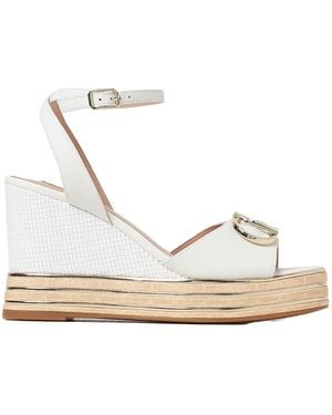 Liu Jo Sand 01 Logo Plaque Sandals - White