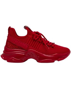 Steve Madden Maxilla-R-E Trainers - Red