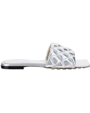 Bottega Veneta Padded Flat Sandals - White