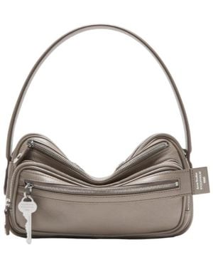 Acne Studios Small Camero Shoulder Bag - Gray