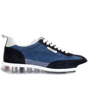 Thom Browne Tech Runner Lace-Up Trainers - Blue