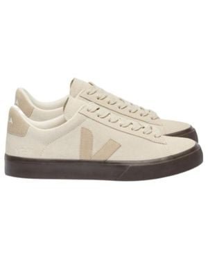 Veja Campo Bold Lace-Up Trainers - White