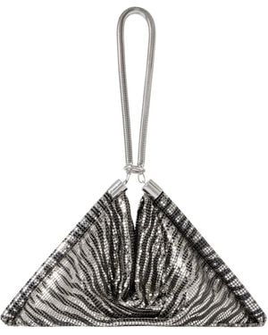 Rabanne Pixel Zebra-Print Chainmail Tote - Multicolour