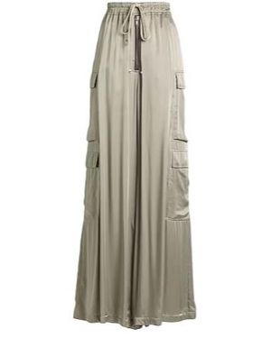 Rick Owens Solid Colour Satin Overalls - Natural