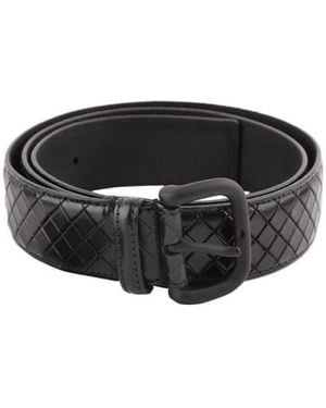 Bottega Veneta Weave A Belt - Black