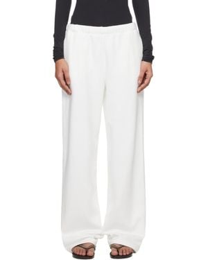 Skims Thermal Straight-Leg Trousers - Black