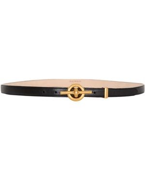 Balmain T-Bar Belt - White