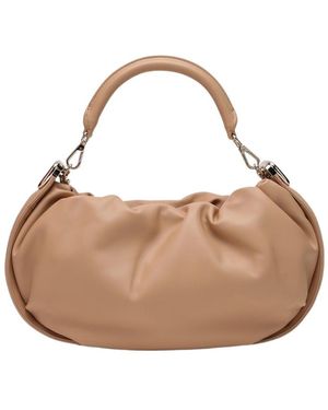 Roger Vivier Logo Engraved Chain-Linked Tote Bag - Brown