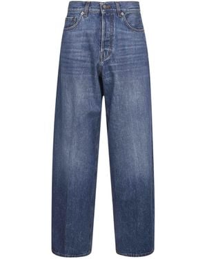 Haikure Bethany Wide-Leg Denim Pants - Blue