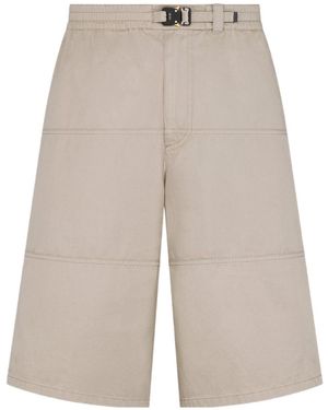 Dior Shorts With Buckle - Natural