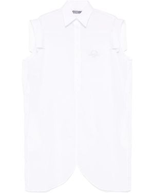 Moschino Shirt Mini Dress - White