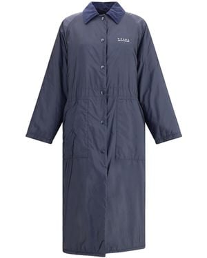 Prada Re-Nylon Trench Coat - Blue