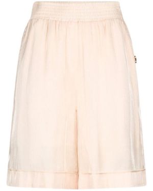 Liu Jo Stretch-Waistband Pants - Natural