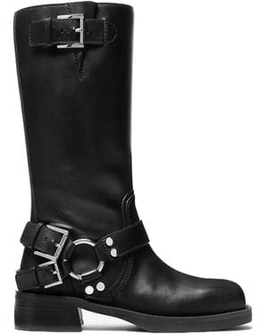 MICHAEL Michael Kors Leather Boots - Black