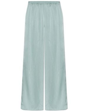 Fabiana Filippi Elastic-Waist Casual Trousers - Blue