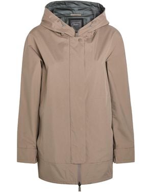 Herno Gore-Tex Relaxed-Fit Rain Jacket - Brown