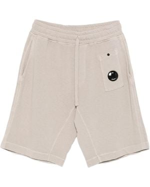 C.P. Company Belt Shorts - White
