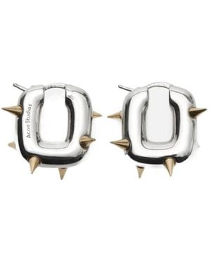 Acne Studios Chunky Loop Earrings - White