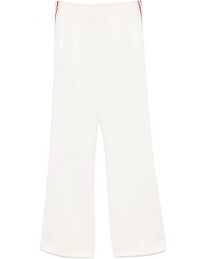Golden Goose Wide-Leg Track Trousers - White