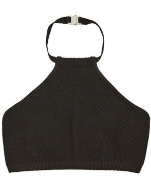 1017 ALYX 9SM Knitted Buckle Top - Black