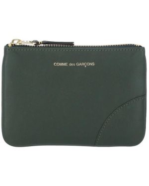 COMME DES GARÇONS PLAY Comme Des Garçons Wallet Zipped Coin Purse - Green