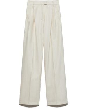 MAX&Co. Twill Pants - White
