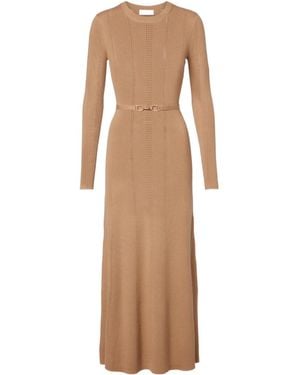 Gabriela Hearst Long Sleeve Dress - Natural
