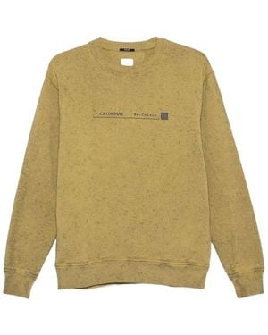 C.P. Company Logo-Print Sweatshirt - Natural