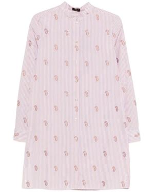 Etro Paisley Striped Shirt - Pink