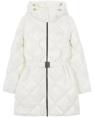 Duvetica Long Sleeve Down Jacket - White