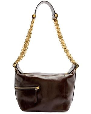 Chloé Glossy Underarm Bag - Brown