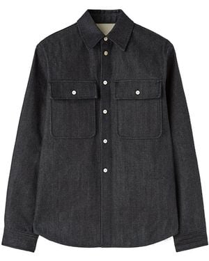Jil Sander Denim Overshirt - Black