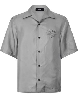 Amiri Logo Short Sleeve Shirt - Grey