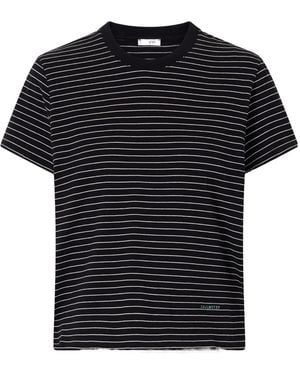 Kallmeyer Kenzie Striped Cotton-Jersey T-Shirt - Black