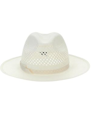 ハット BORSALINO 'Medea' hat White Borsalino 'Medea' Hat in White | Lyst