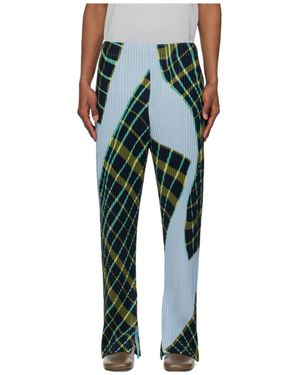 Homme Plissé Issey Miyake Elastic Waist Casual Pants - Green