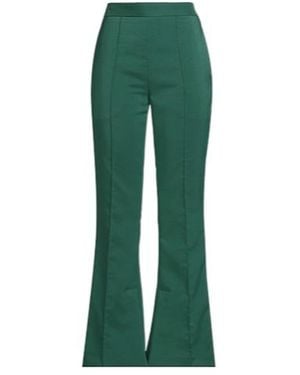 Marni Solid-Color Flared Trousers - Green