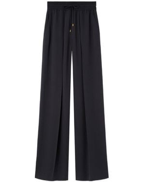 Loro Piana Drawstring Wide-Leg Trousers - Blue