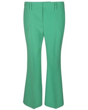 DSquared² Kick-Flare Cropped Pants - Green