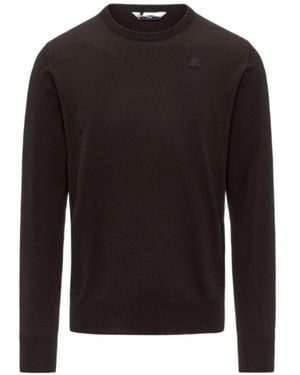 K-Way Sebastien Crewneck Pullover - Black