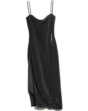 Gucci Jersey Dress With Iridescent Effect - Black