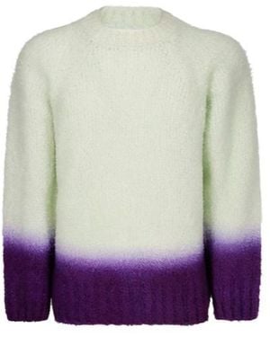 Sacai Gradation Knit Jumper - Grey