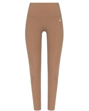 Anine Bing Logo Leggings - Natural