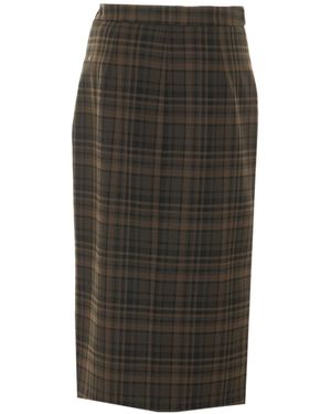 Aniye By Plaid Skirt - Green