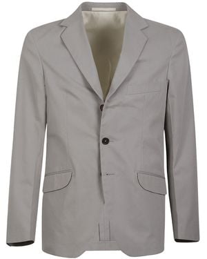 Jil Sander Single-Breasted Blazer - Grey